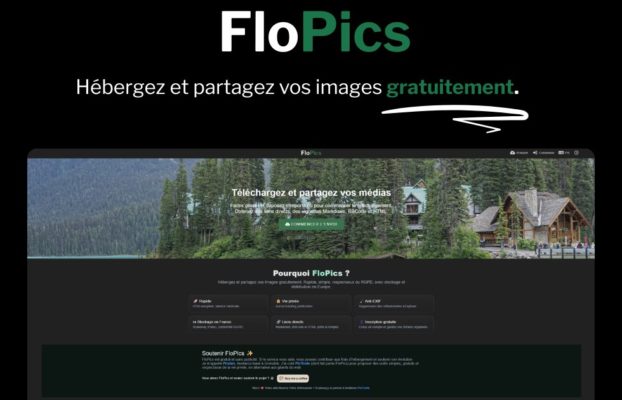FloPics – Hébergement d’images gratuit et RGPD